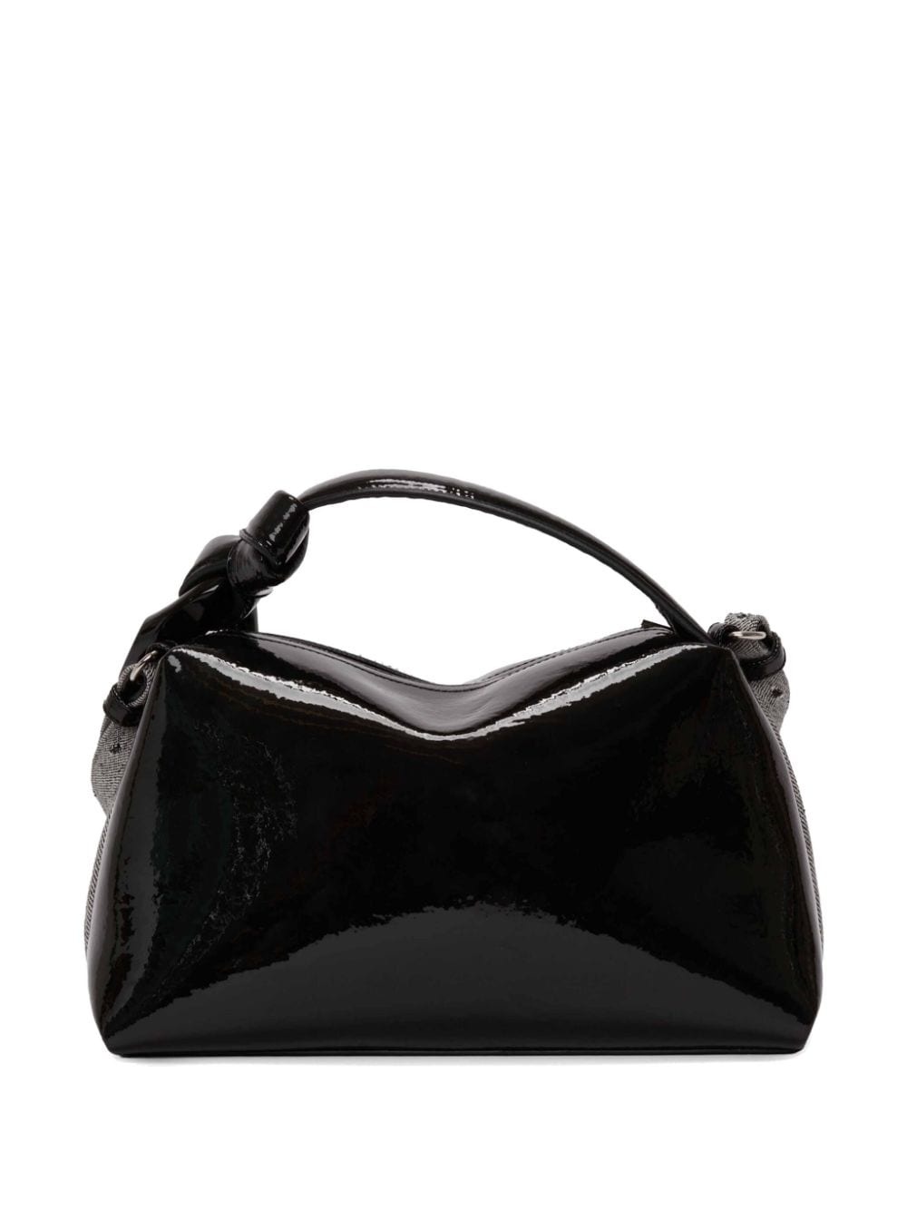 Corned coated-finish denim shoulder bag - 3