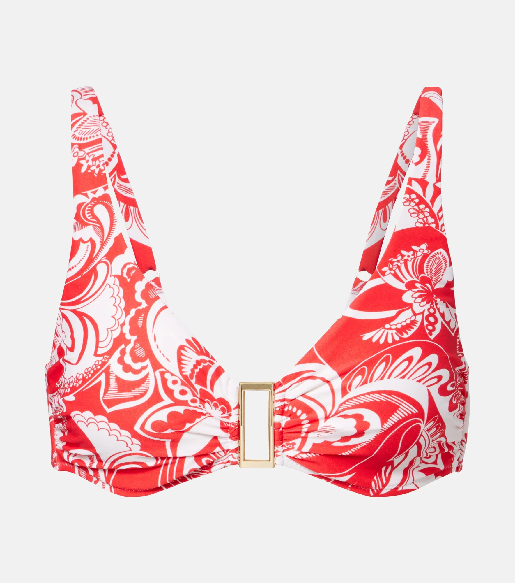 Bel Air floral bikini top - 1