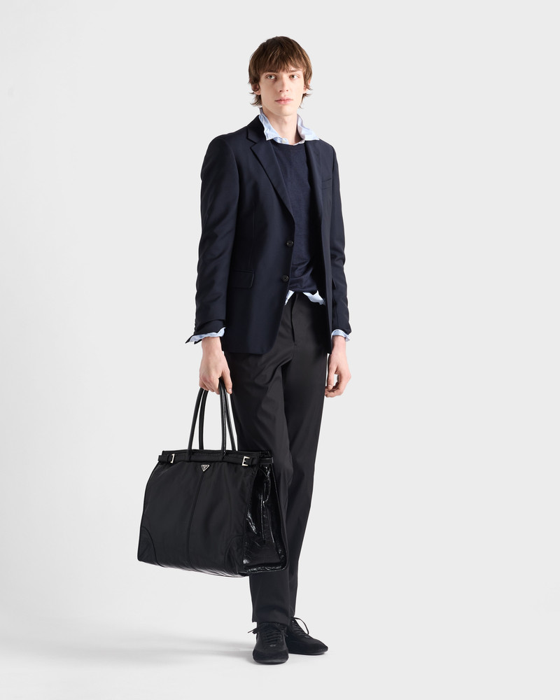 Leather tote bag 8