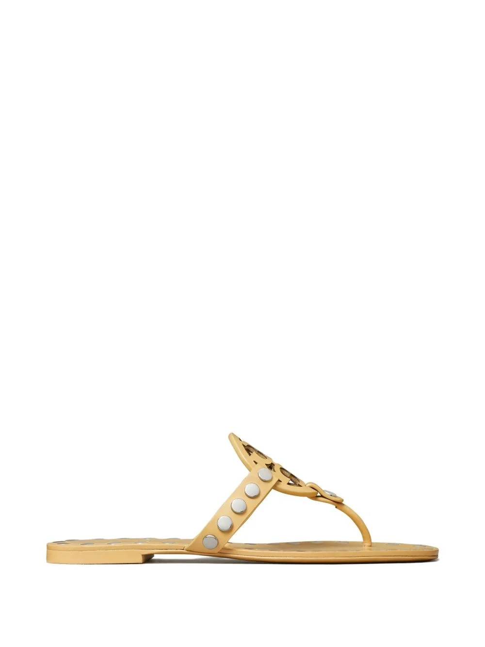 Studded Miller leather flat sandals - 1
