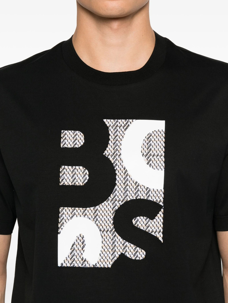 BOSS Boss Logo-detail Cotton T-shirt outlook