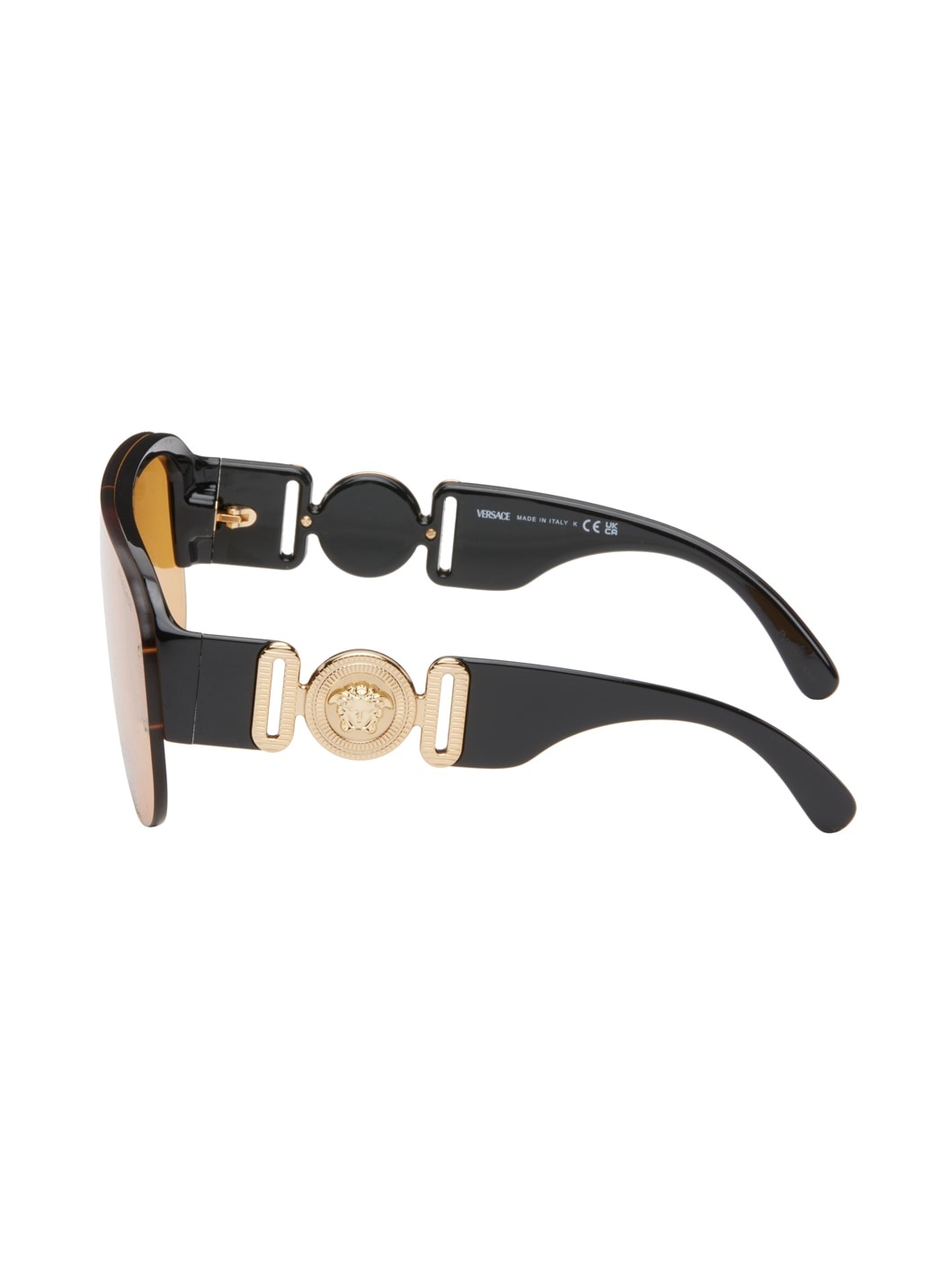 Black Medusa Biggie Pilot Sunglasses - 3