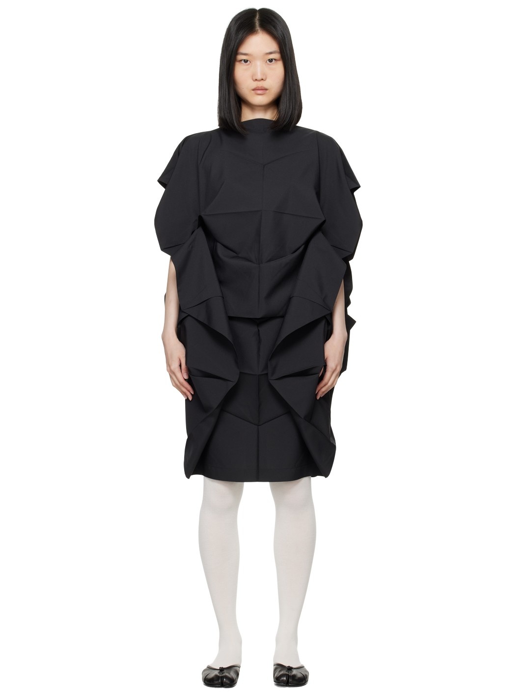 Black No. 7 Midi Dress - 1