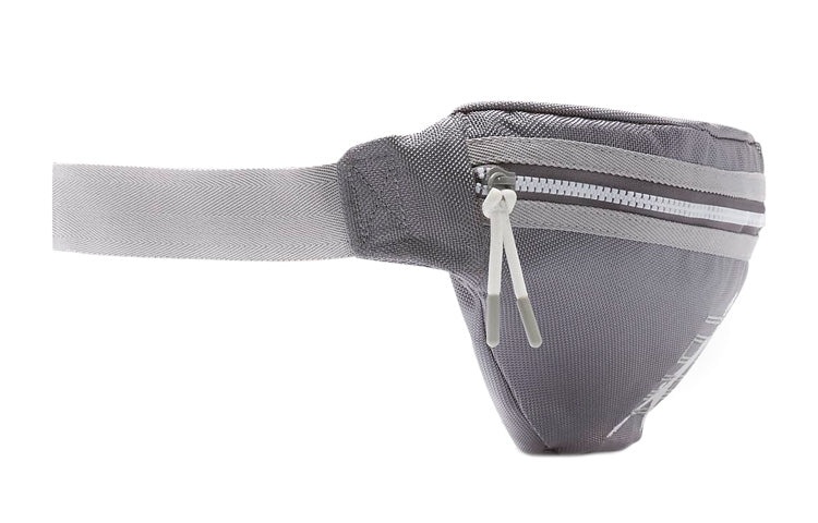 Air Jordan Unisex Polyester Crossbody Printing Logo Zipper Belt Bag Grey DV1870-056 - 4