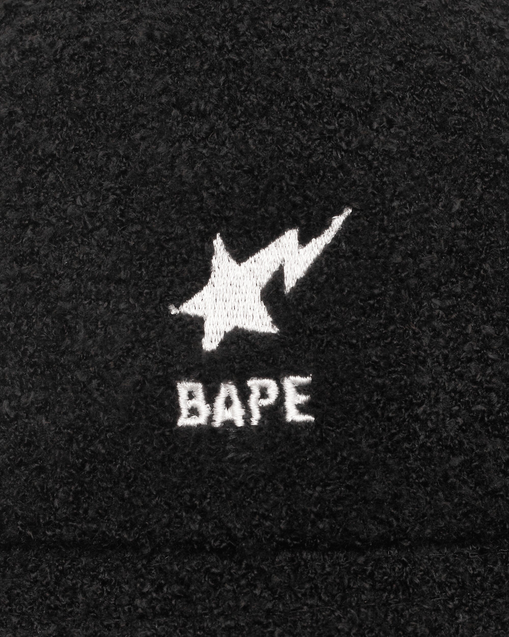 Bape Sta Pile Bucket Hat Black - 6