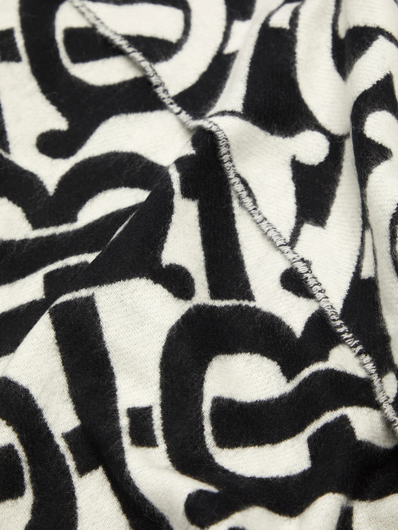 TB-jacquard cashmere-twill scarf - 2