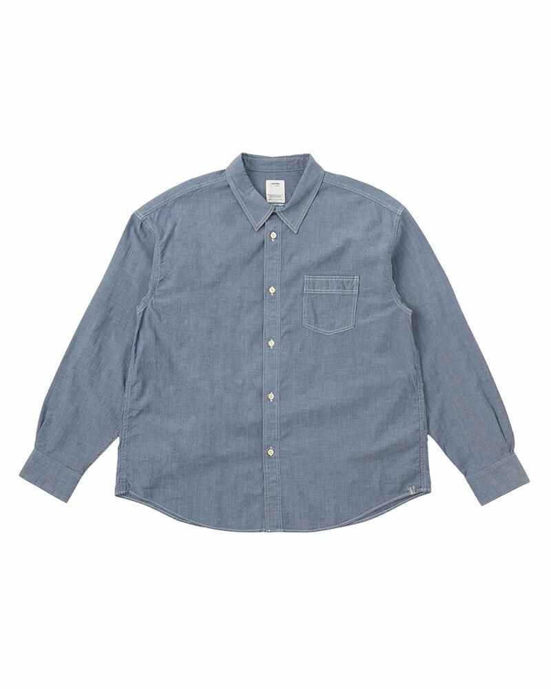 1920 SHIRT L/S DMGD INDIGO - 1