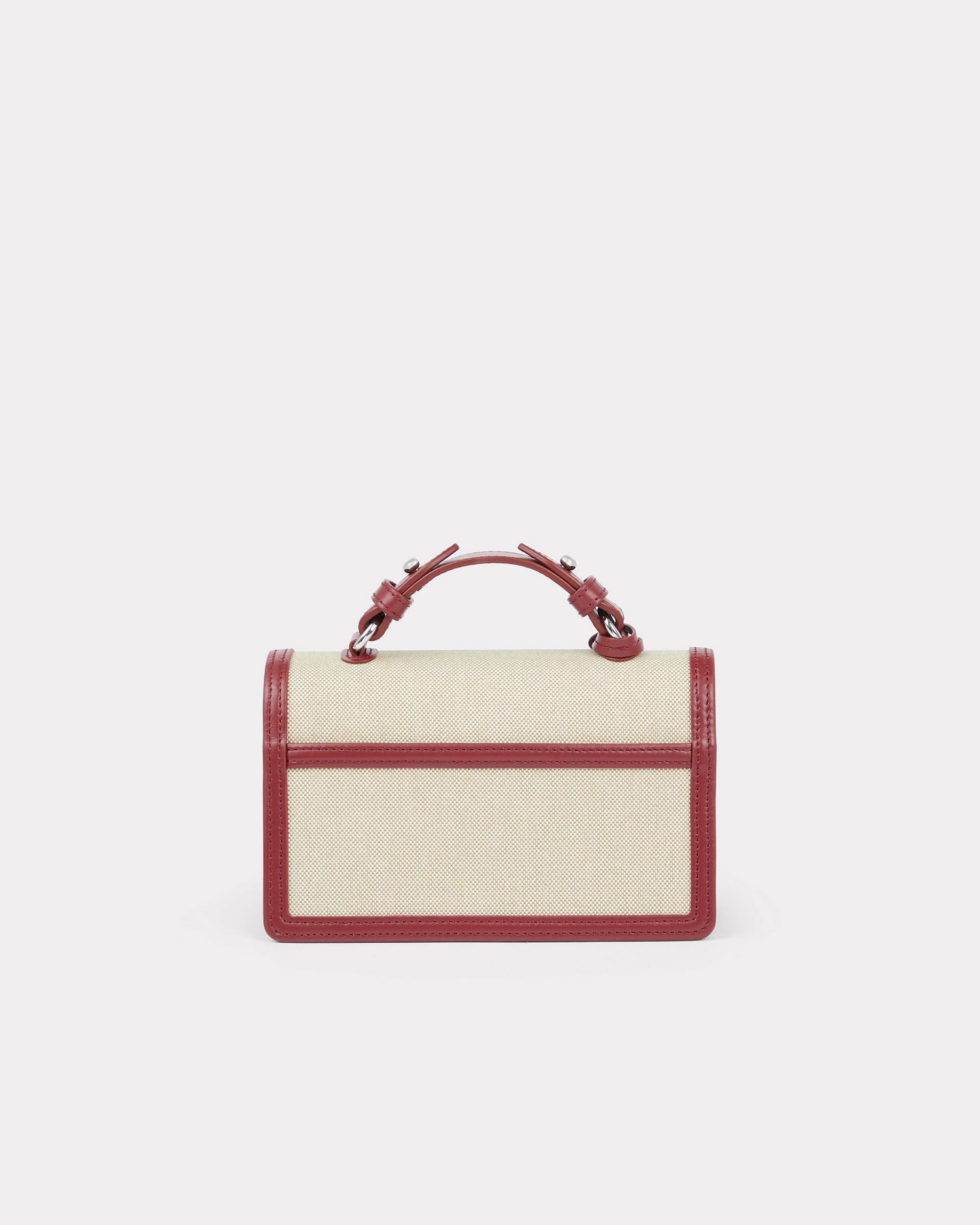 'Rue Vivienne' miniature bi-material bag with strap - 2