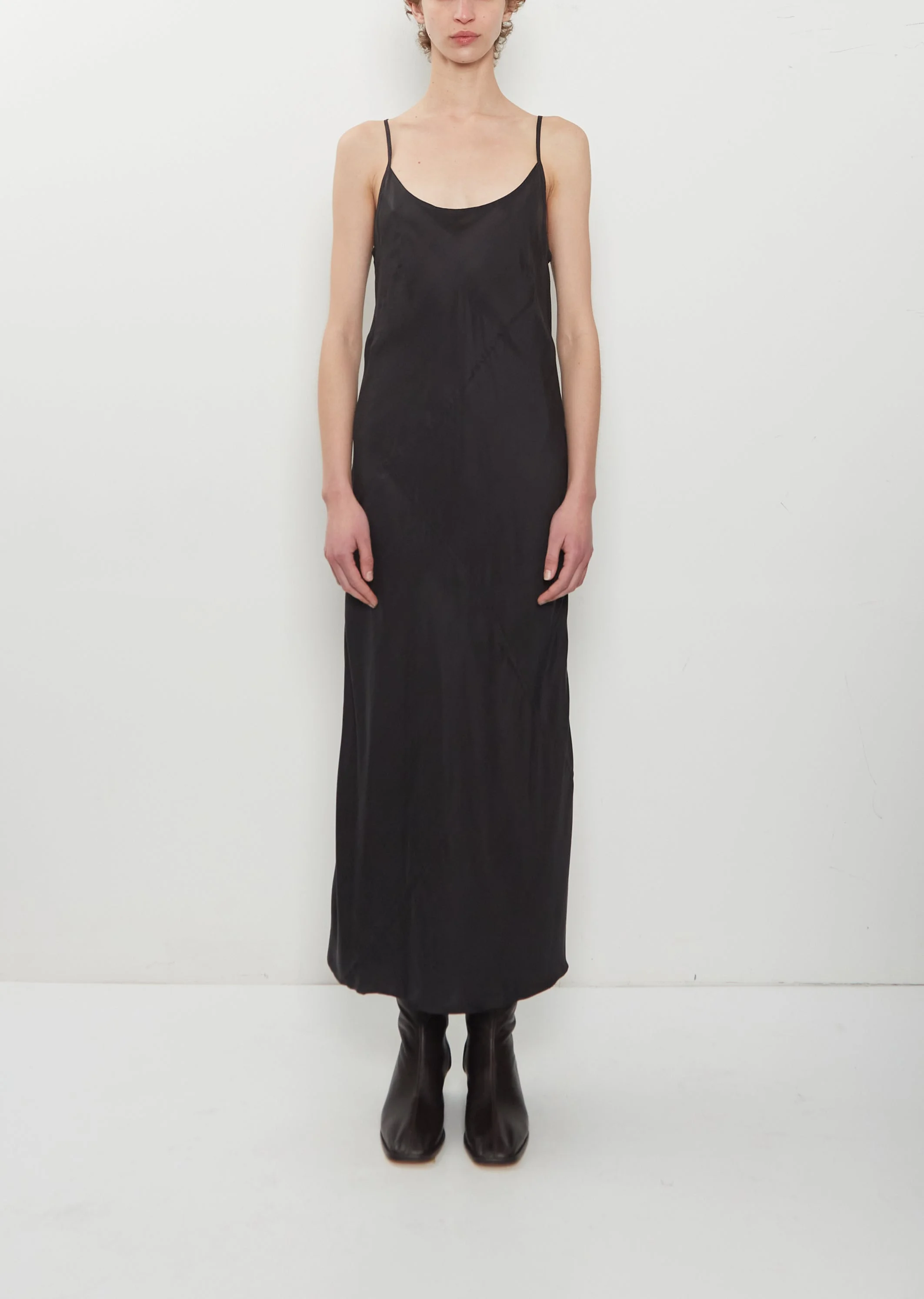 Bias Dress — Black - 1