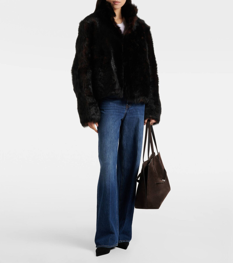 TOTEME Silky shearling jacket outlook