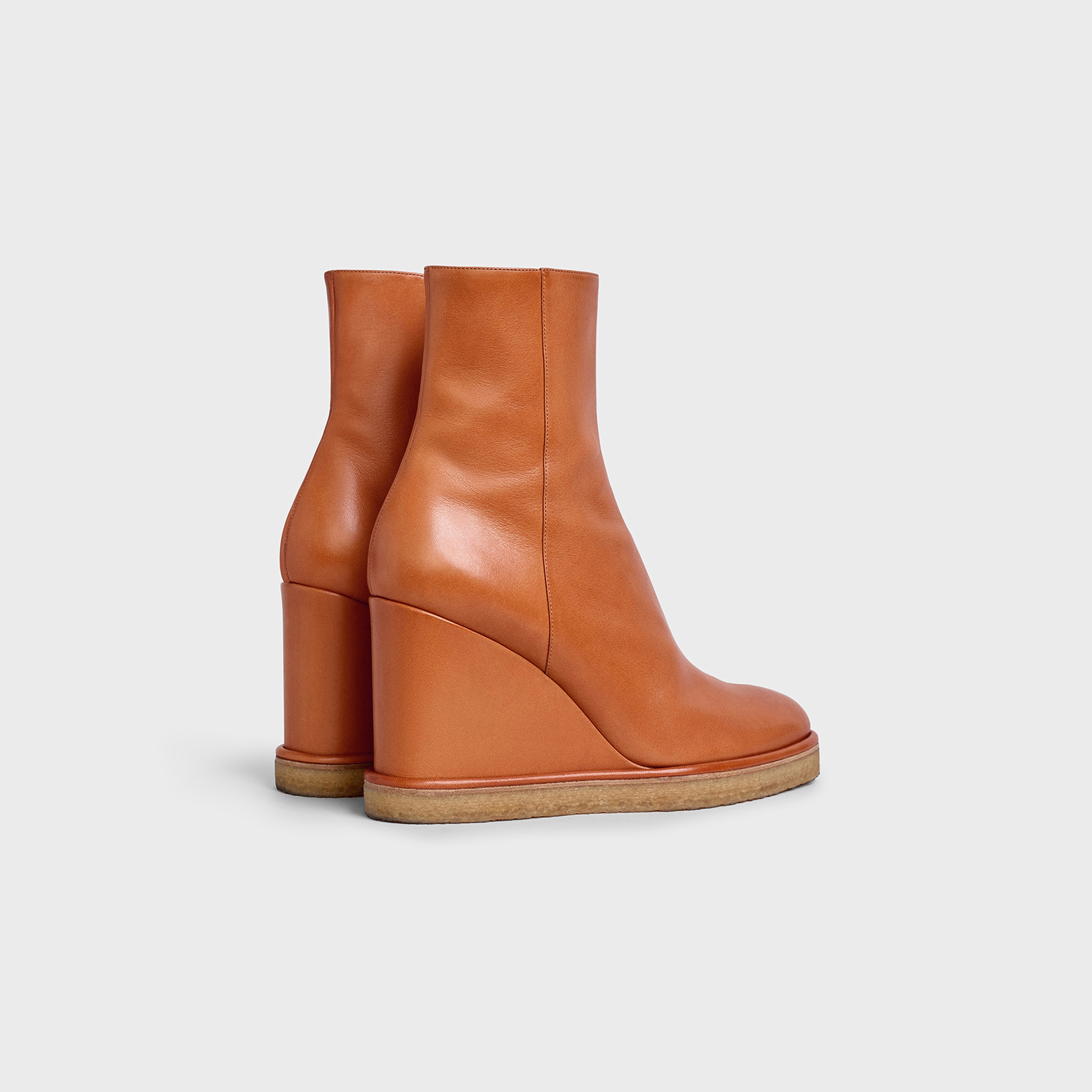 MANON WEDGE ANKLE BOOT  IN  CALFSKIN - 3