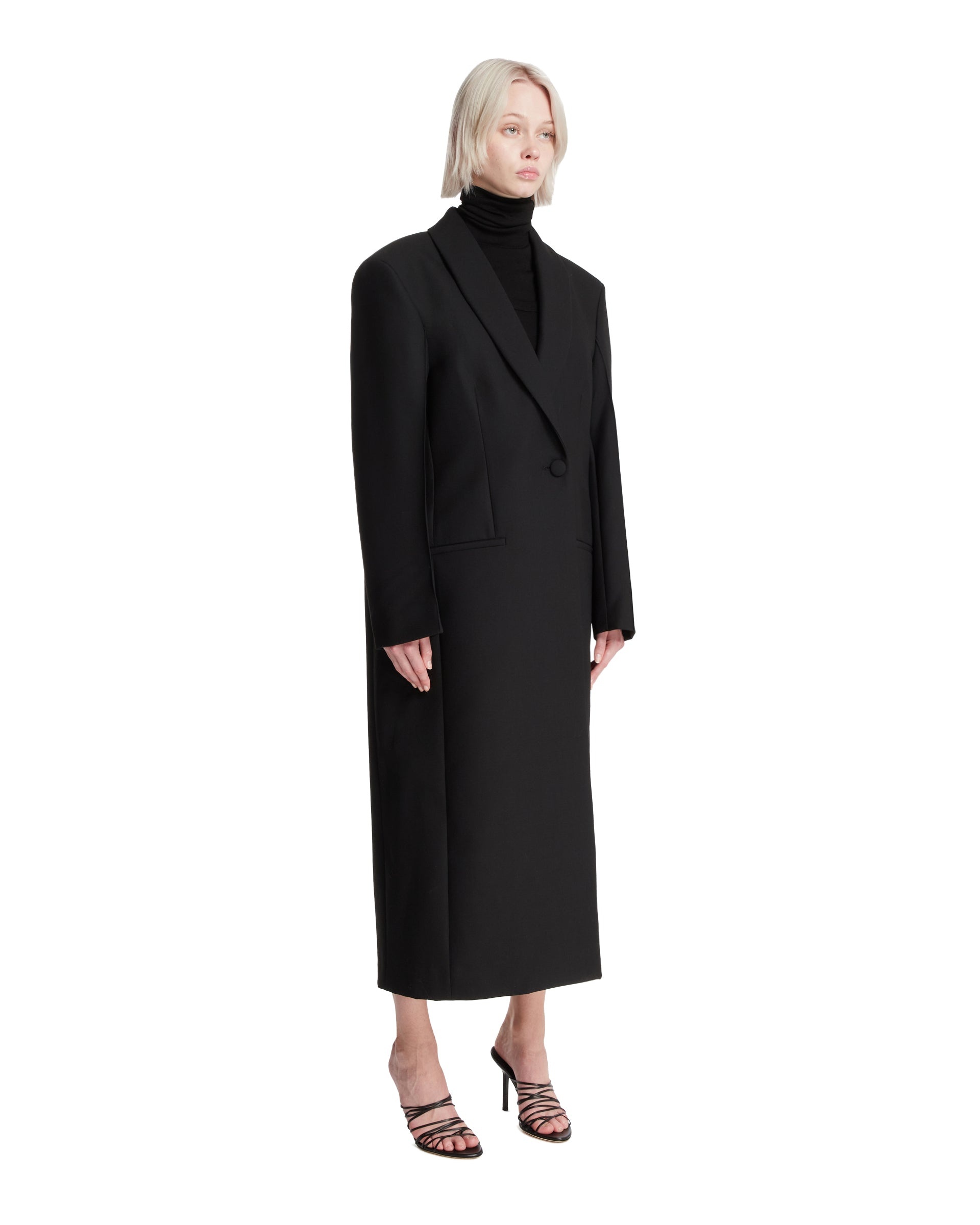 Black Signature Opera Coat - 4