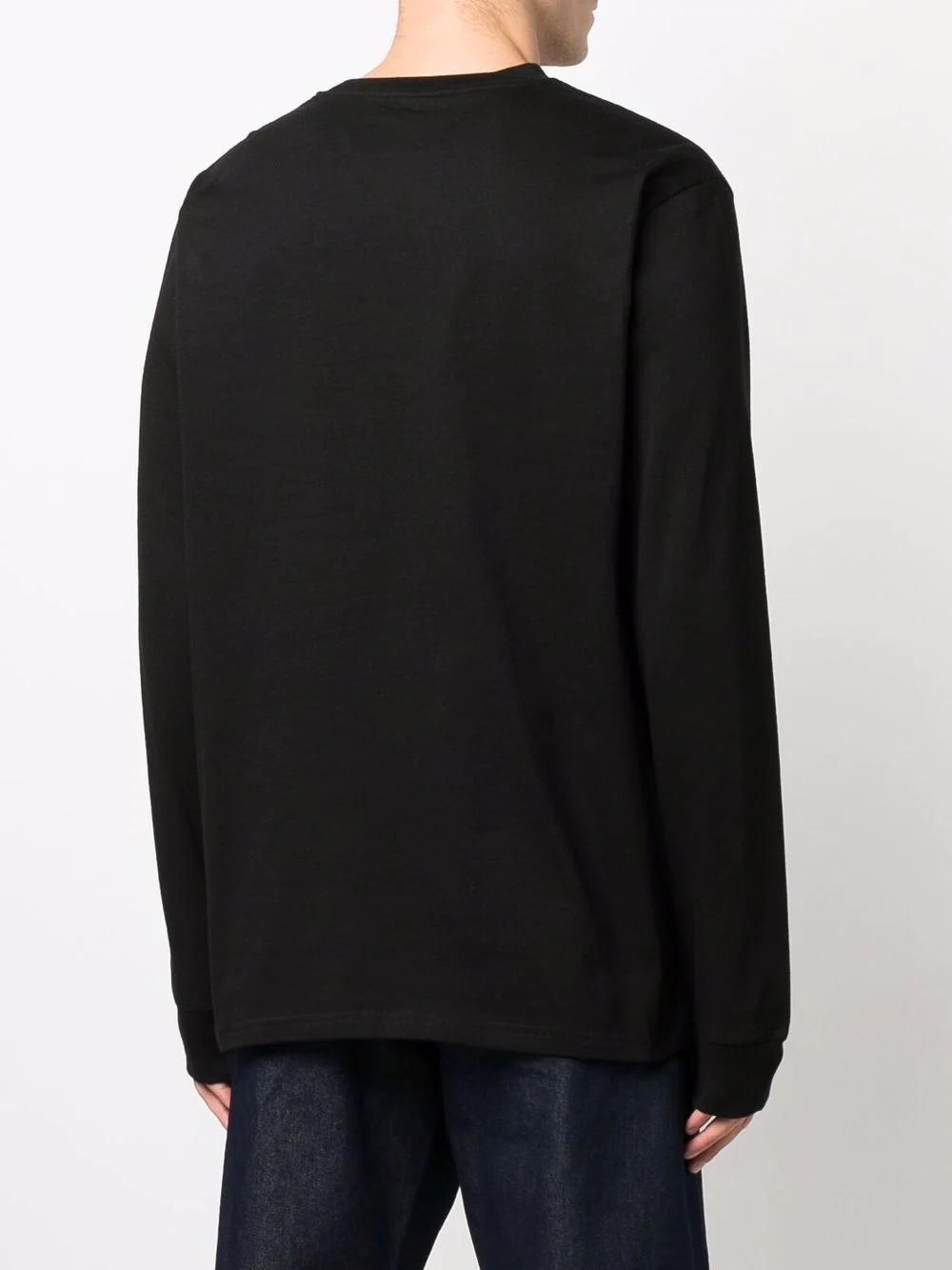 plain black sweatshirt - 4