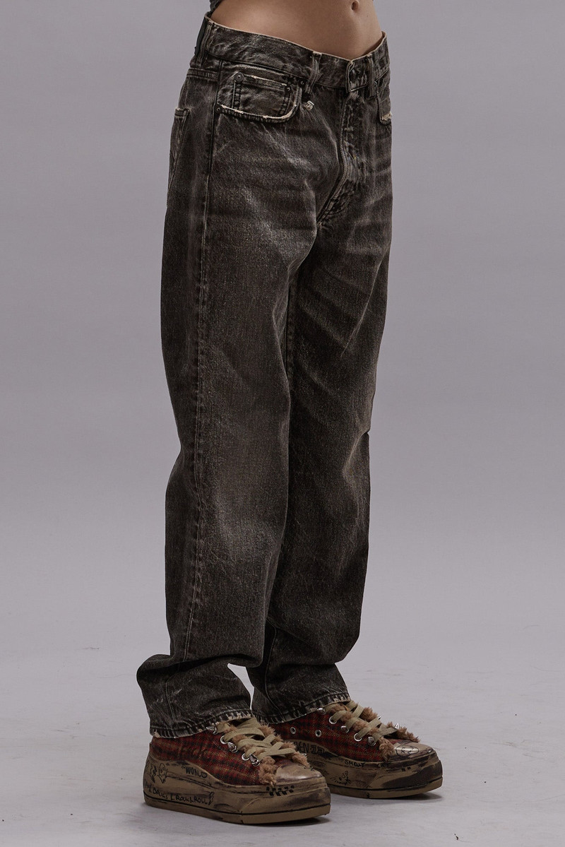 BOYFRIEND JEAN - MUD GREY - R13 5