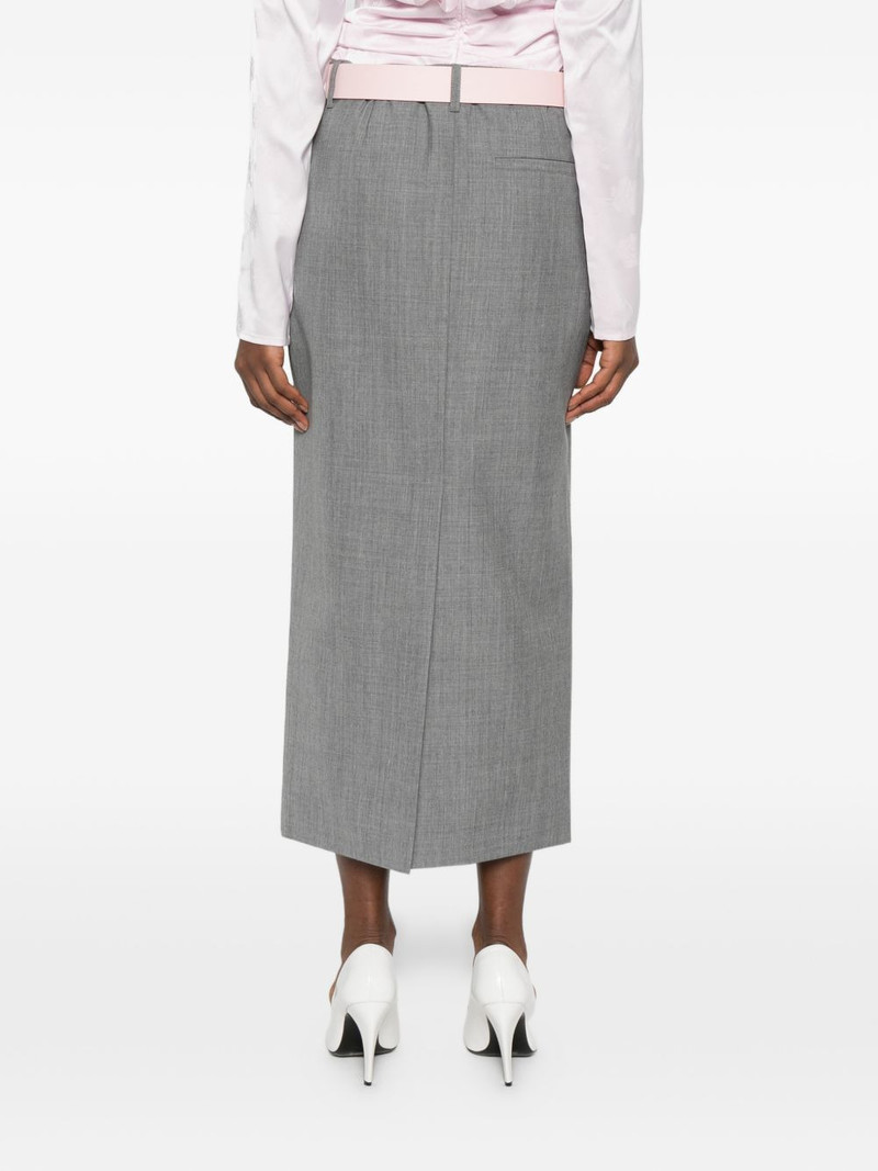 belt-detail pencil skirt 4