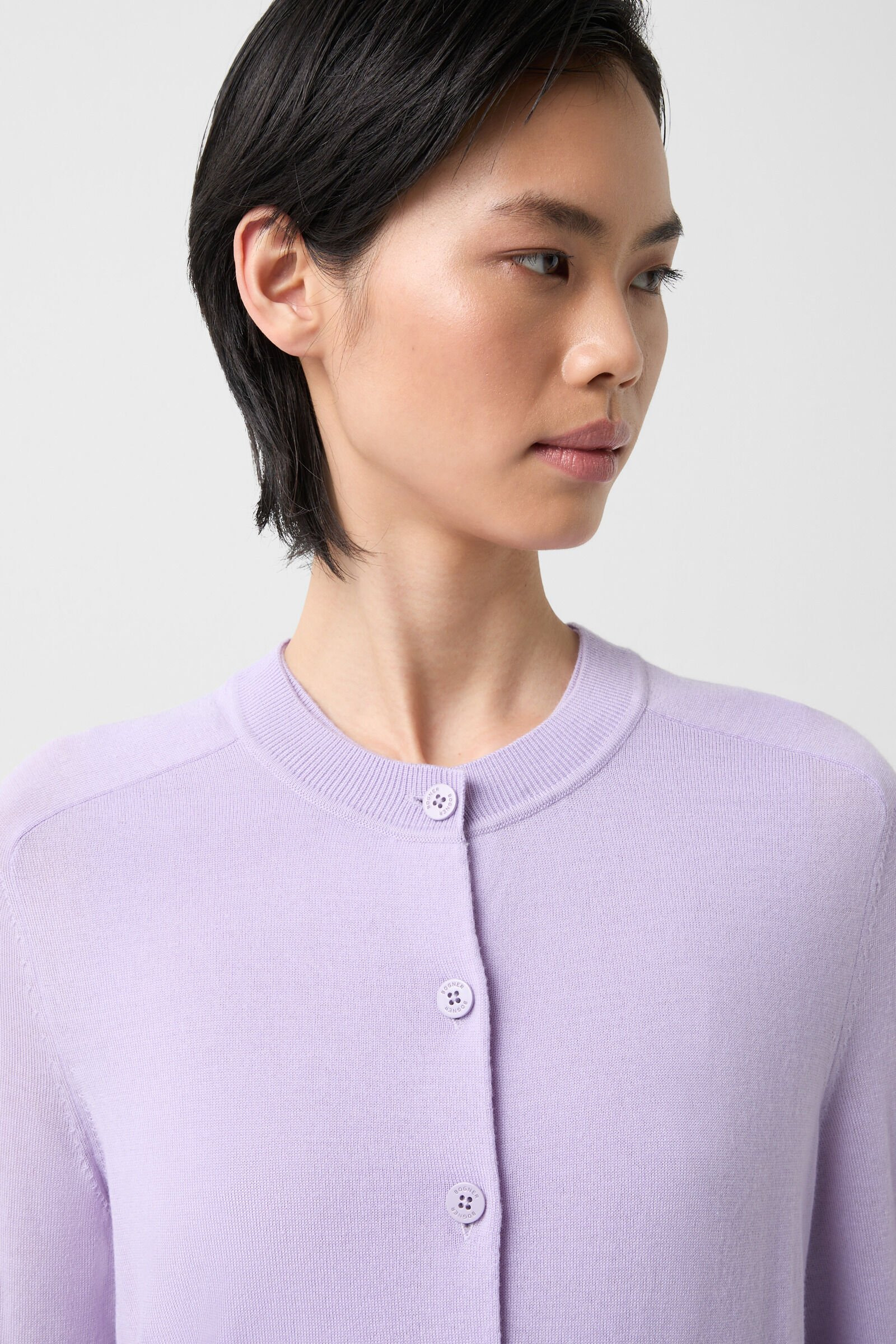 Ilma knit jacket in Lilac - 4