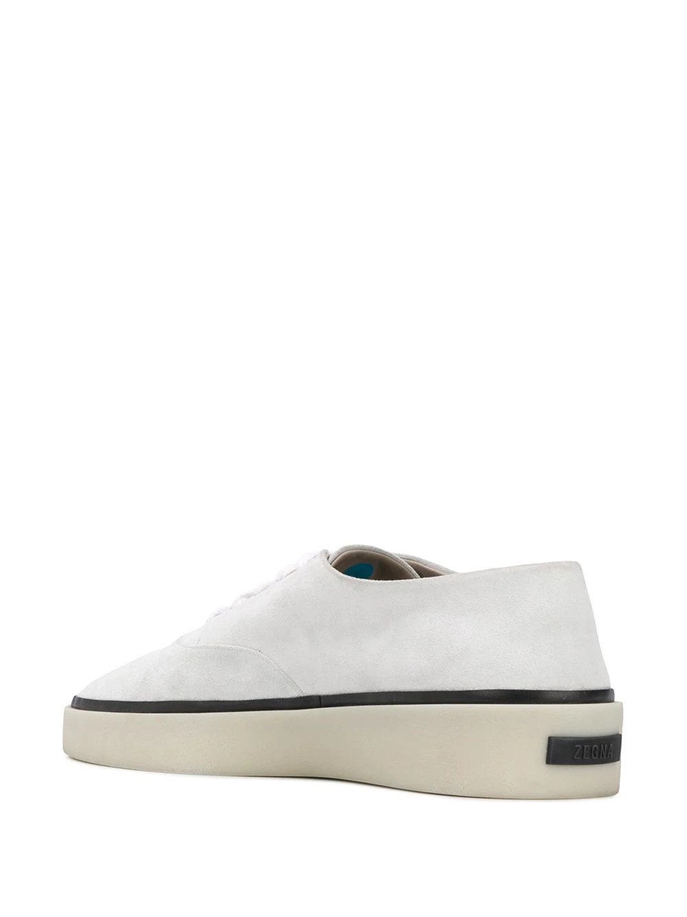 FEAROFGODZEGNA low-top suede sneakers - 3