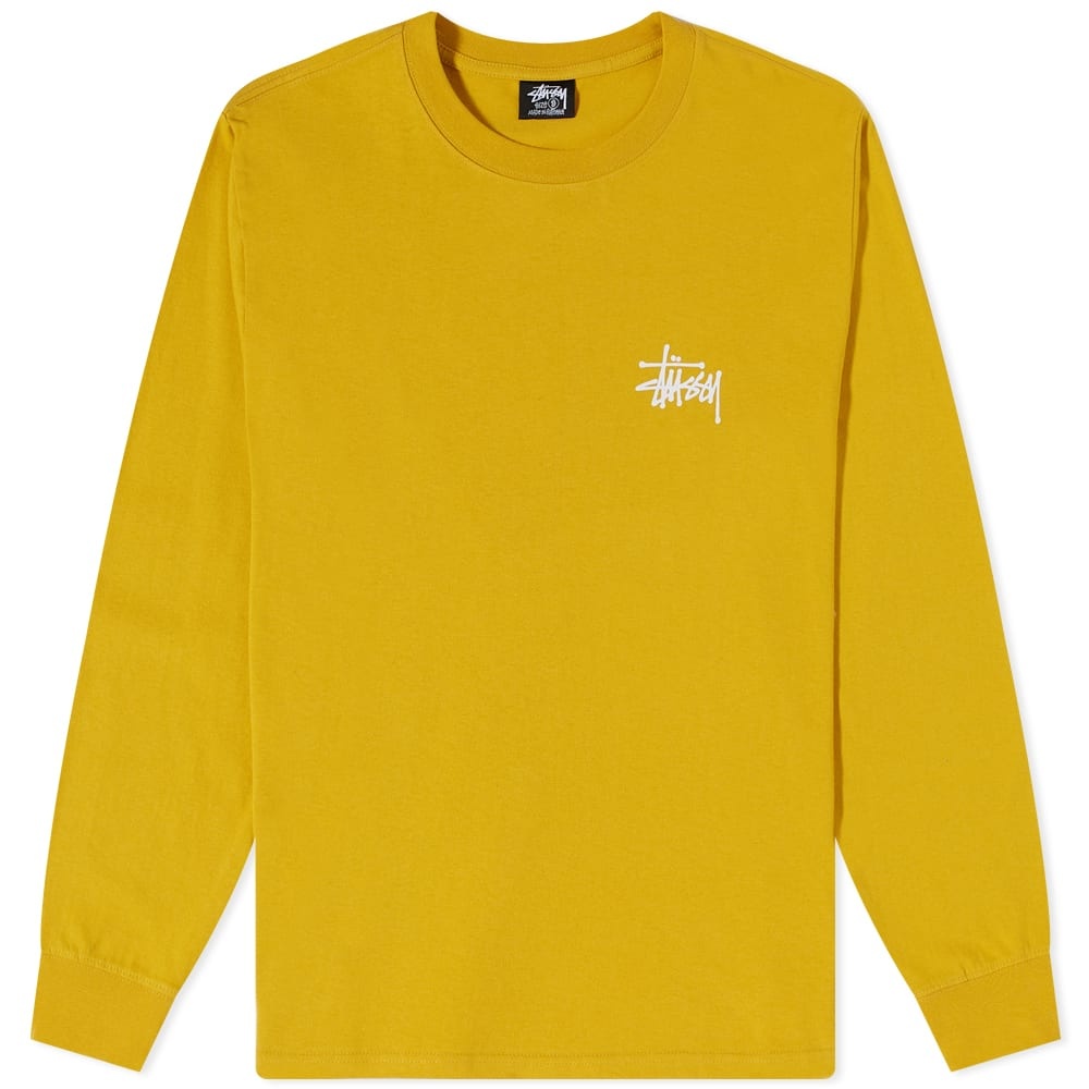 Stussy Long Sleeve Basic Stussy Tee - 1