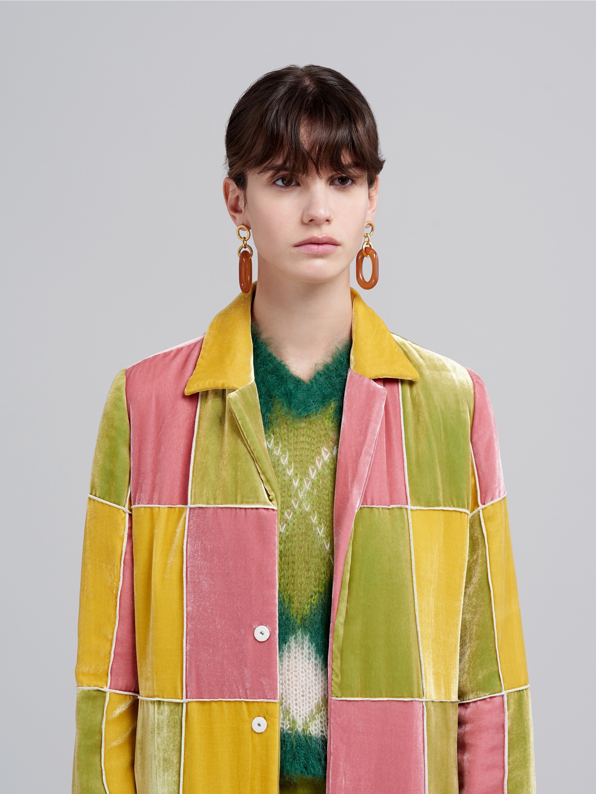 FLUID VELVET COAT - 4