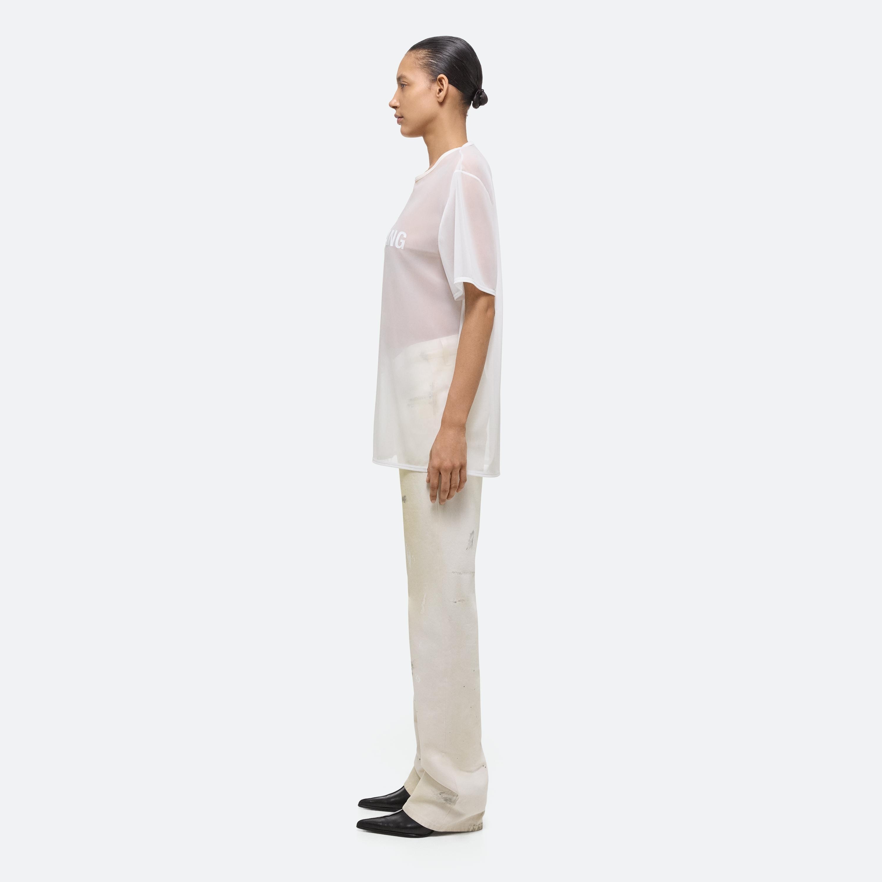 SHEER LOGO TEE - 7