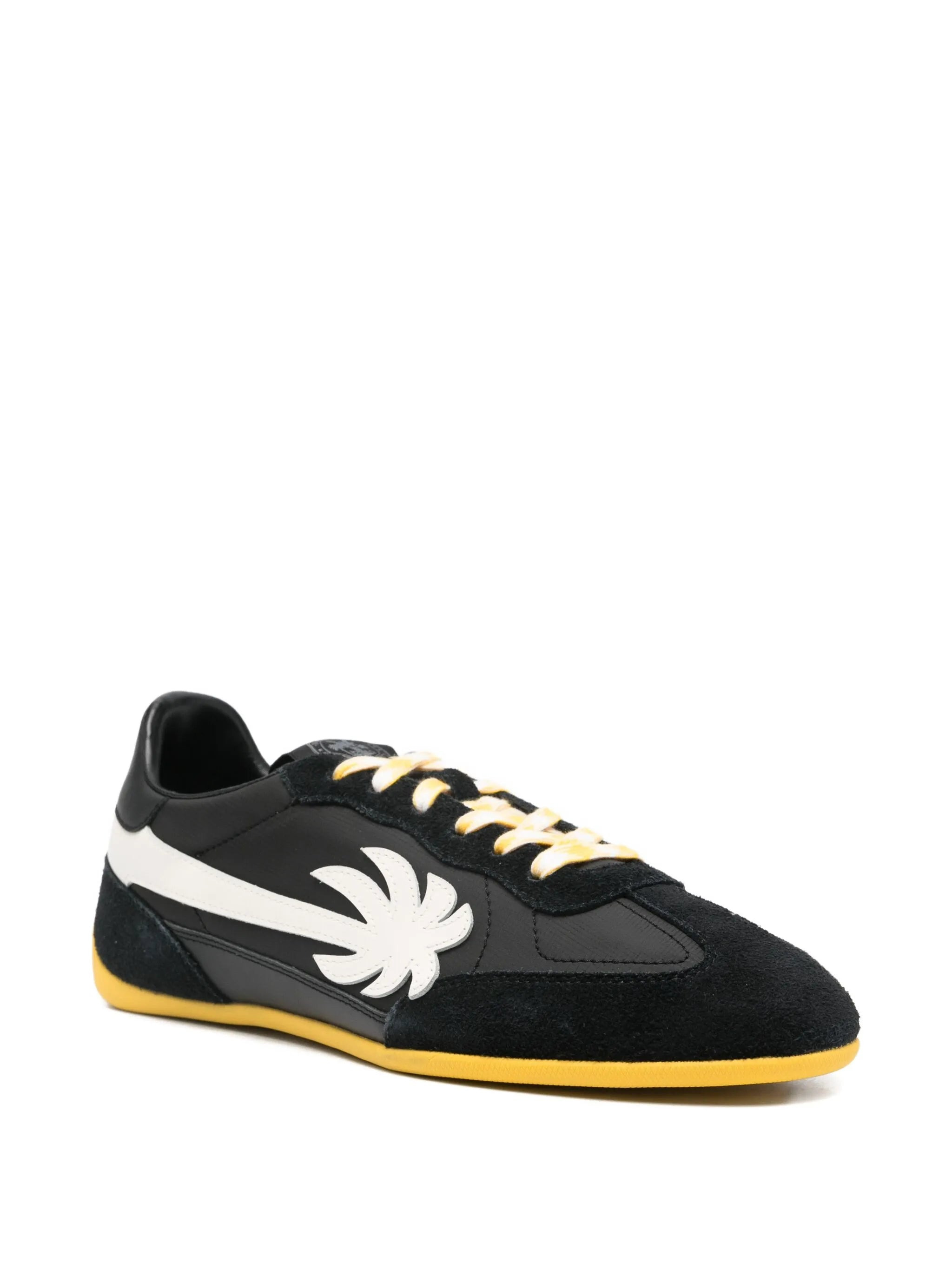 Palm Angels Pa 5 Palm-tree Leather Sneakers - 2