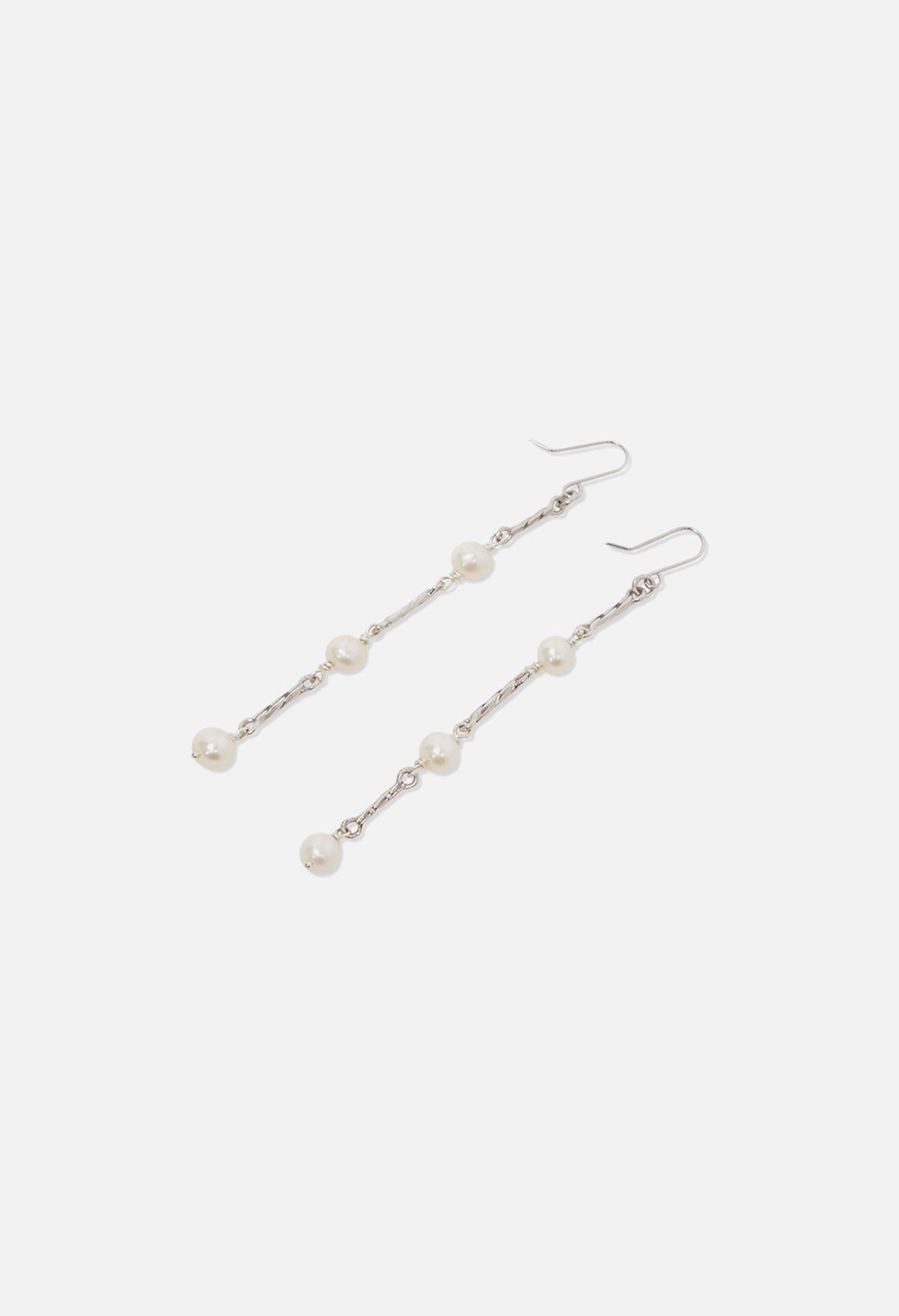 JOHN ELLIOTT X M.A.R.S TWIST LINK PEARL EARRINGS - 4