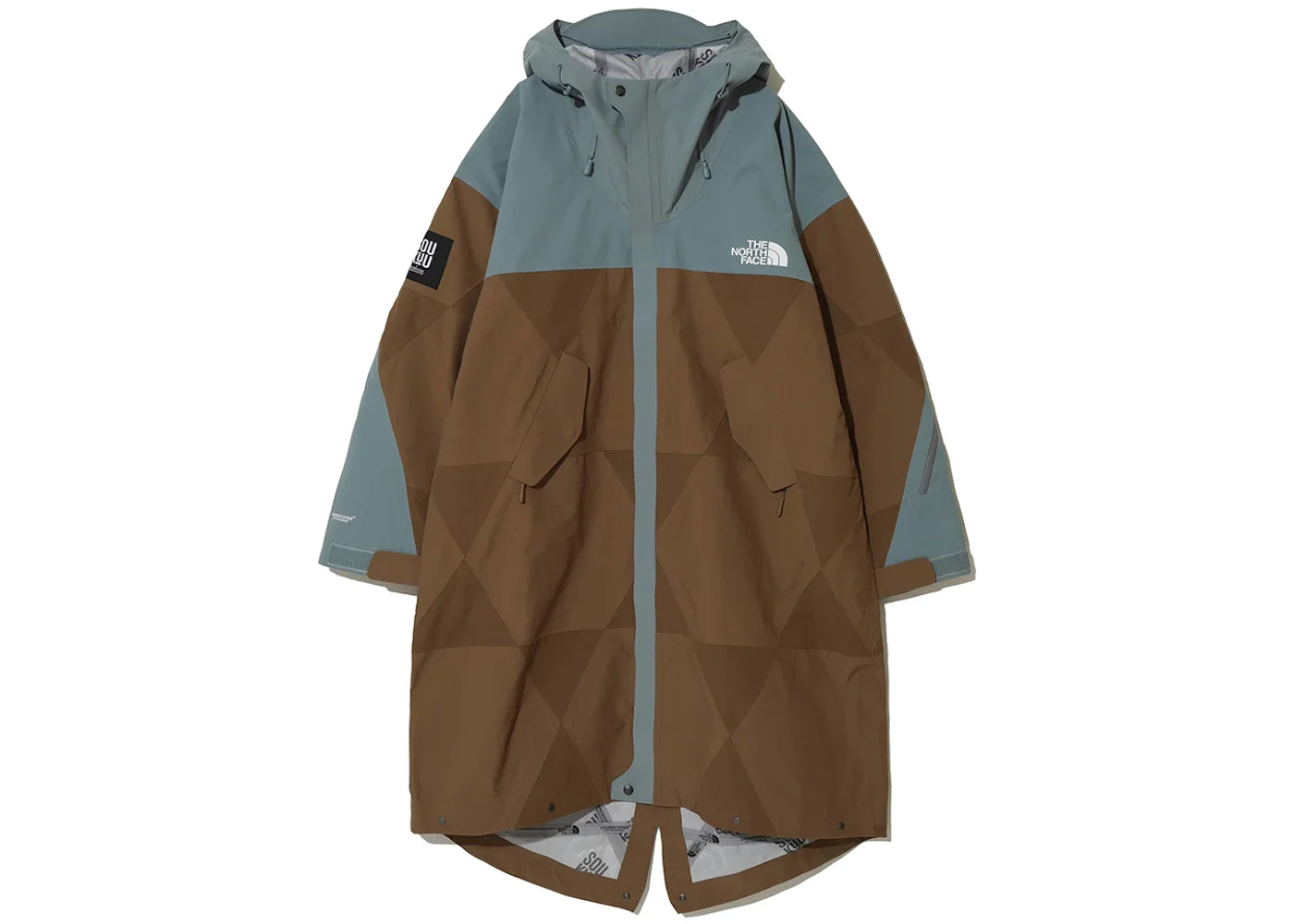 The North Face x Undercover Soukuu Geodesic Shell Jacket Sepia Brown/Concrete Grey - 1