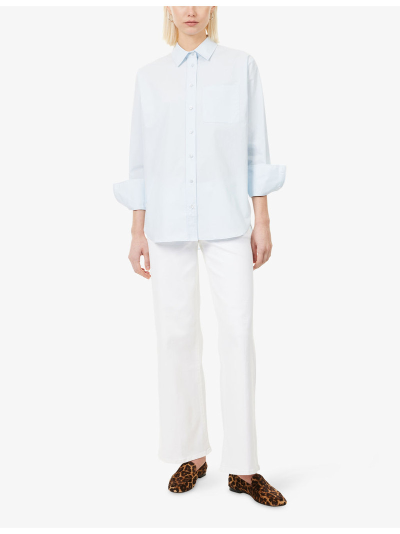 FRAME The Boy Long-Sleeves Cotton-Poplin Shirt outlook