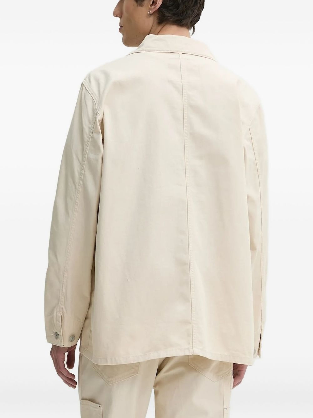 patch-pocket work jacket - 2