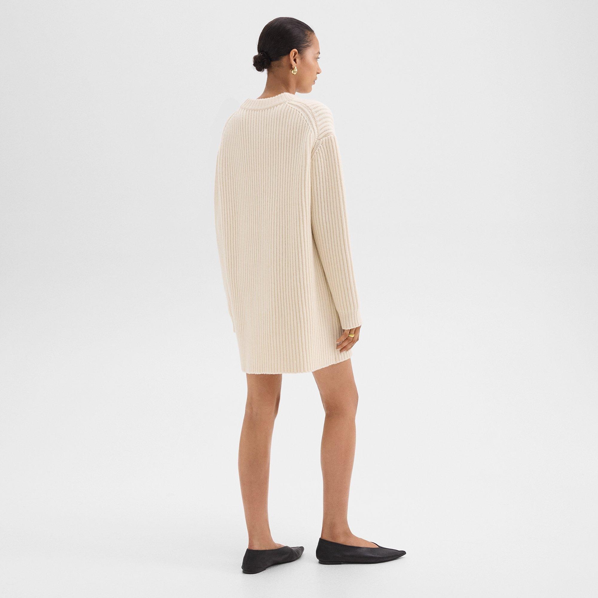 Mini Sweater Dress in Merino Wool - 4