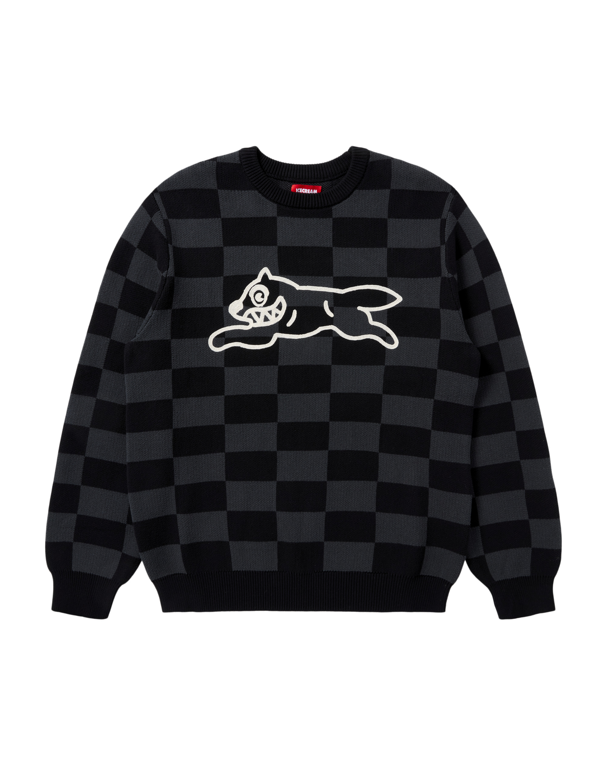 CHECK SWEATER - 1