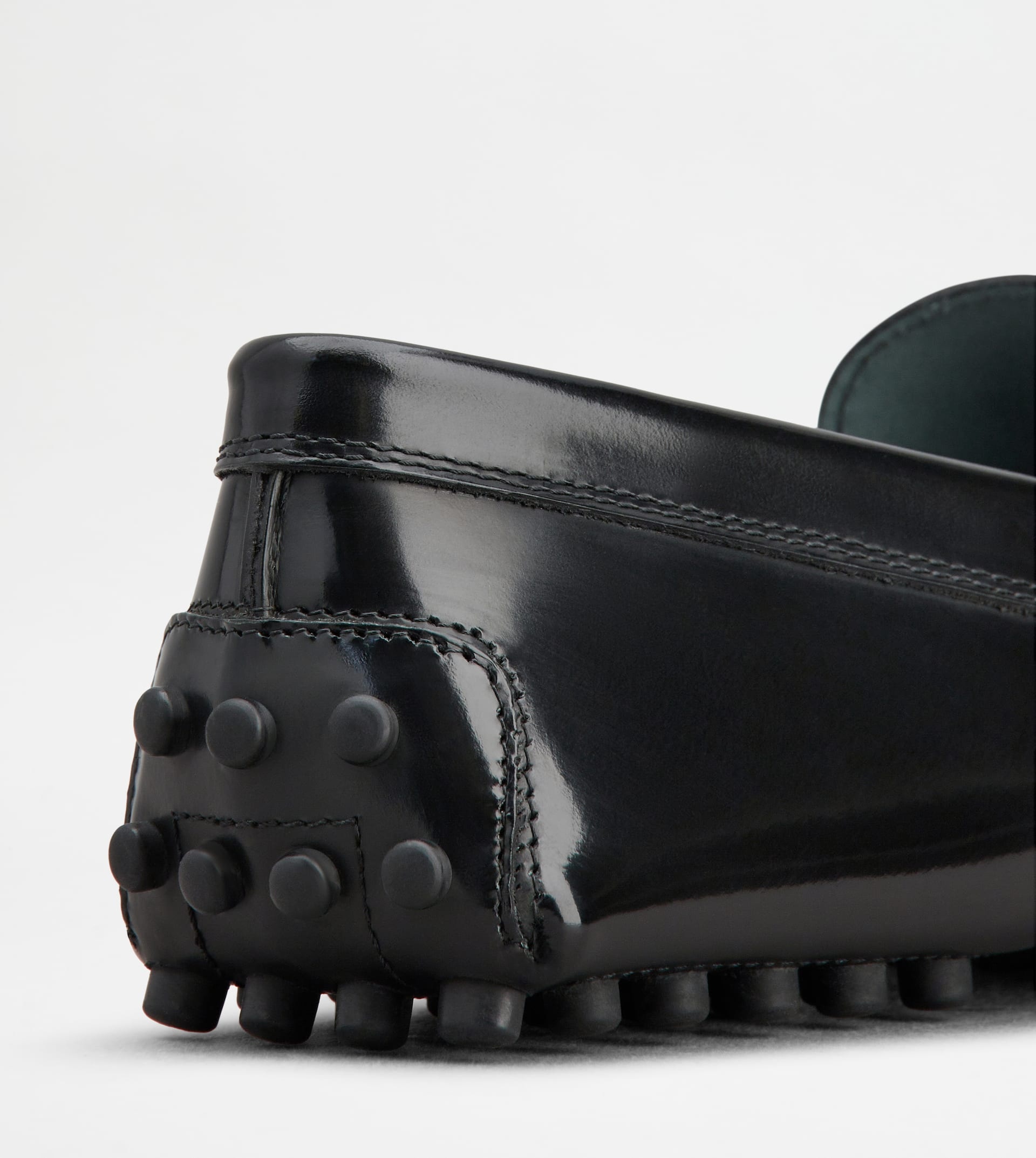 GOMMINO DRIVING SHOES IN LEATHER - BLACK - 6