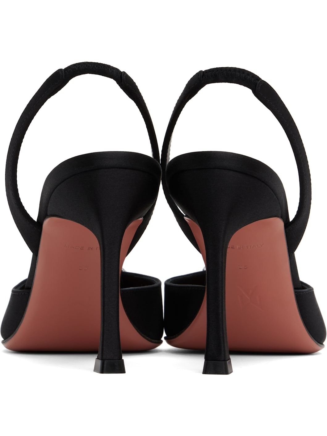 Black Camelia Sling 90 Heels - 2