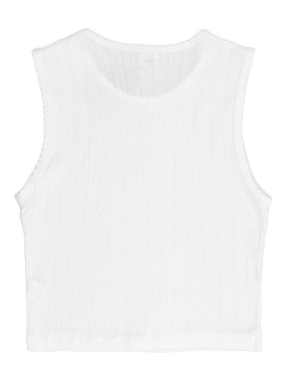 pointelle sleeveless top - 2