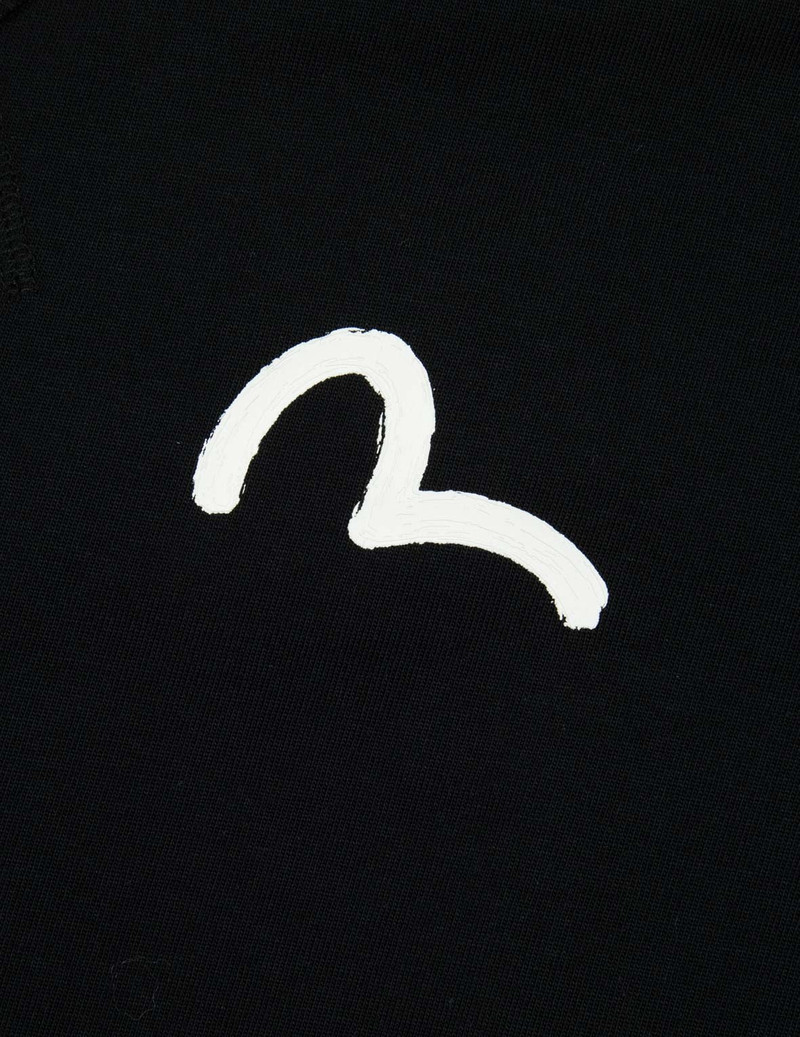 ALLOVER KOI SEAGULL AND BRUSHSTROKE PRINT LOOSE FIT T-SHIRT 8