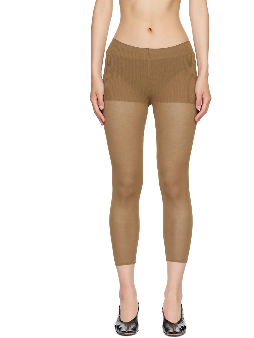 Brown Meleta Leggings - 1