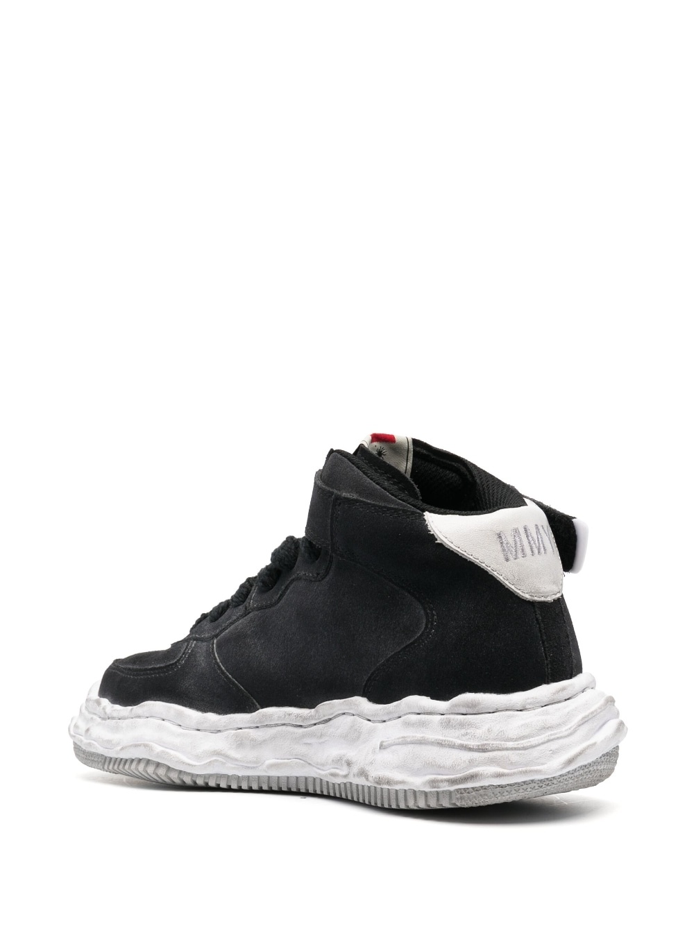Wayne brushed-effect chunky sneakers - 4
