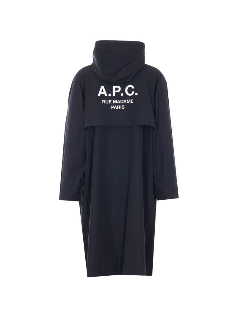 A.P.C. buttons logo parka outlook