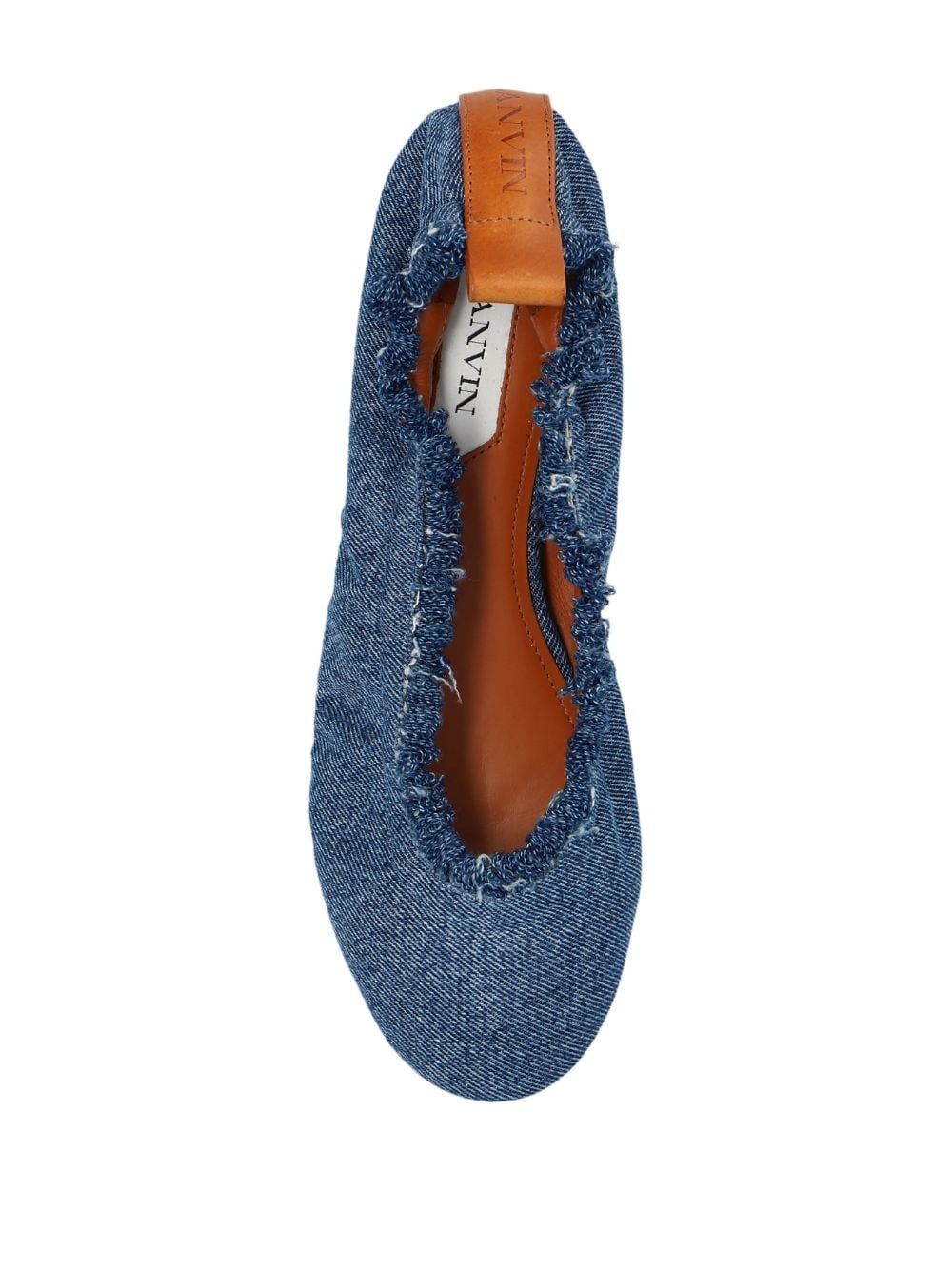 denim ballerina shoes - 4