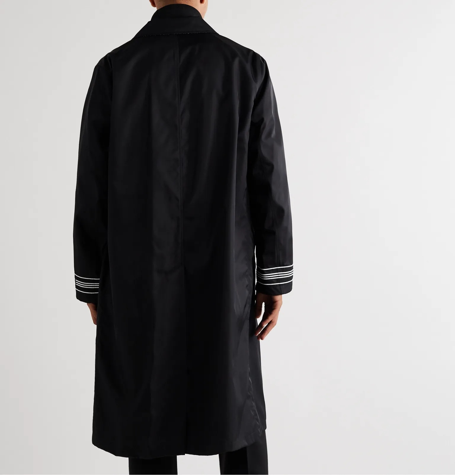 Reversible Nylon Trench Coat - 5