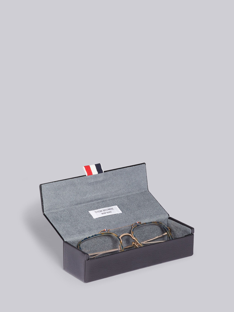 TB816 - Navy Tortoise Retangular Aviator Sunglasses 5