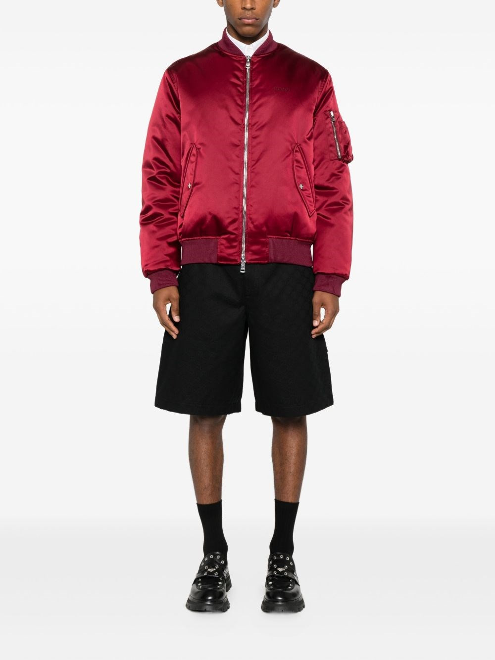 Nylon bomber jacket - 4