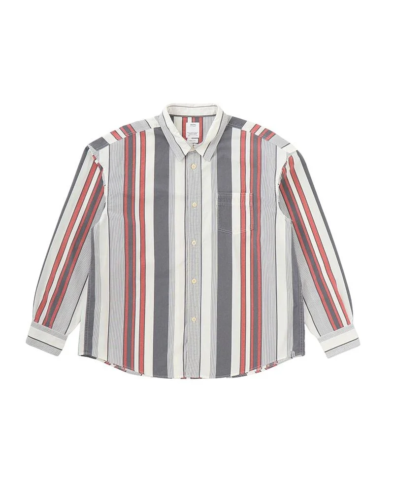 1920 CHAMBRAY L/S (C/SI) RED STRIPE - 1