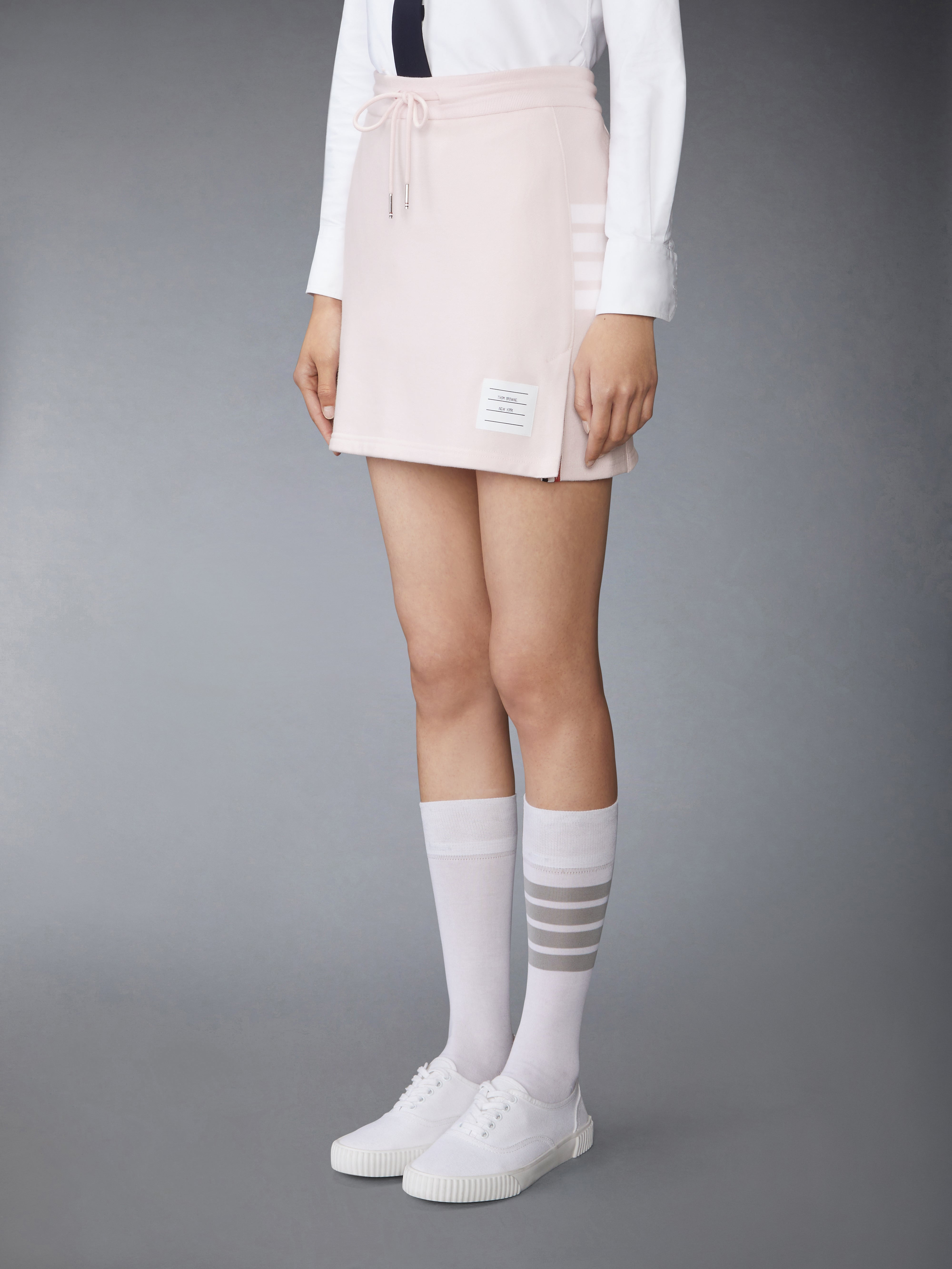 CLASSIC 4-BAR JERSEY MINI SKIRT - 3