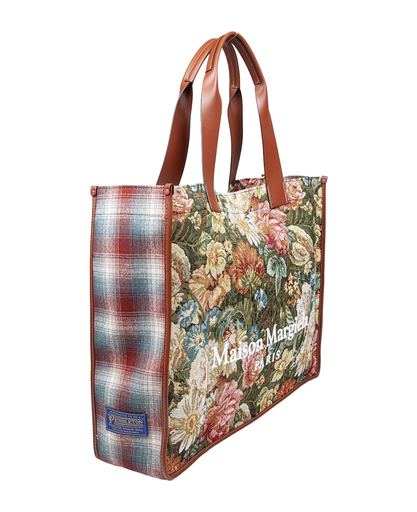 Large Floral Fabric Tote Bag - 2