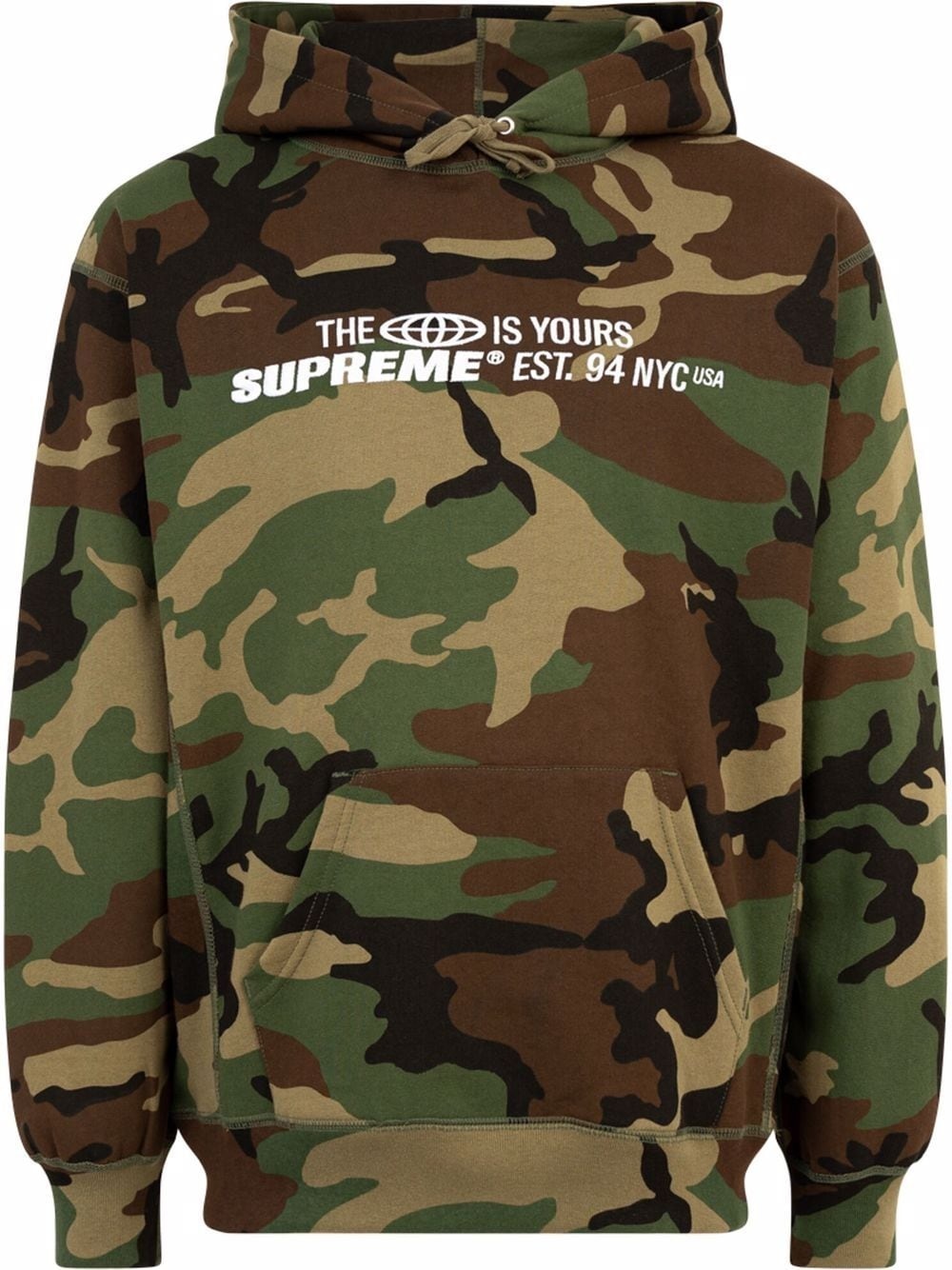 The World Is Yours printed hoodie - 1