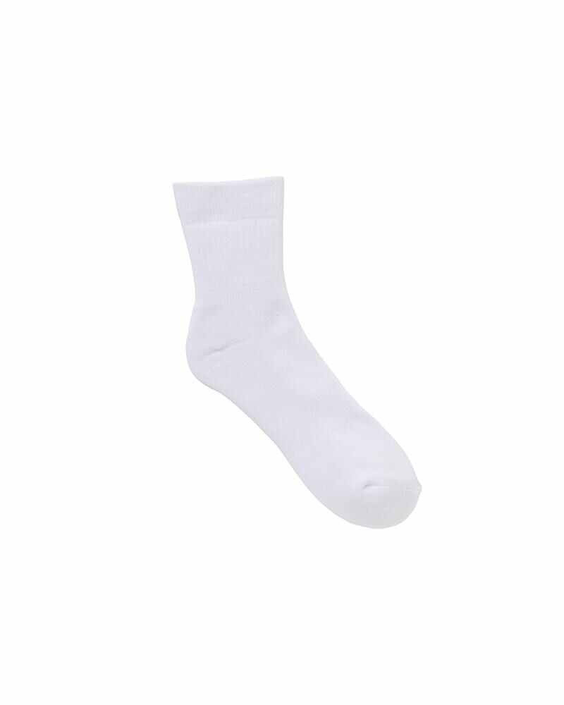 visvim ACHILLES SOCKS MID WHITE outlook