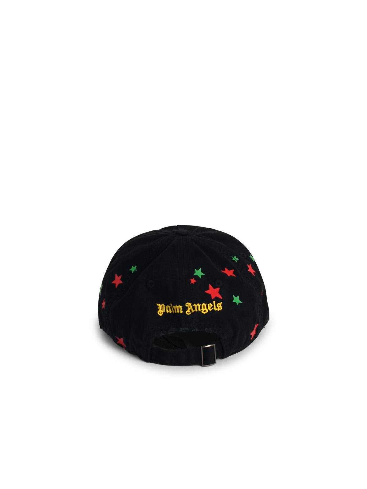 Palm Angels 'Paradise' Black Cotton Hat Men - 3