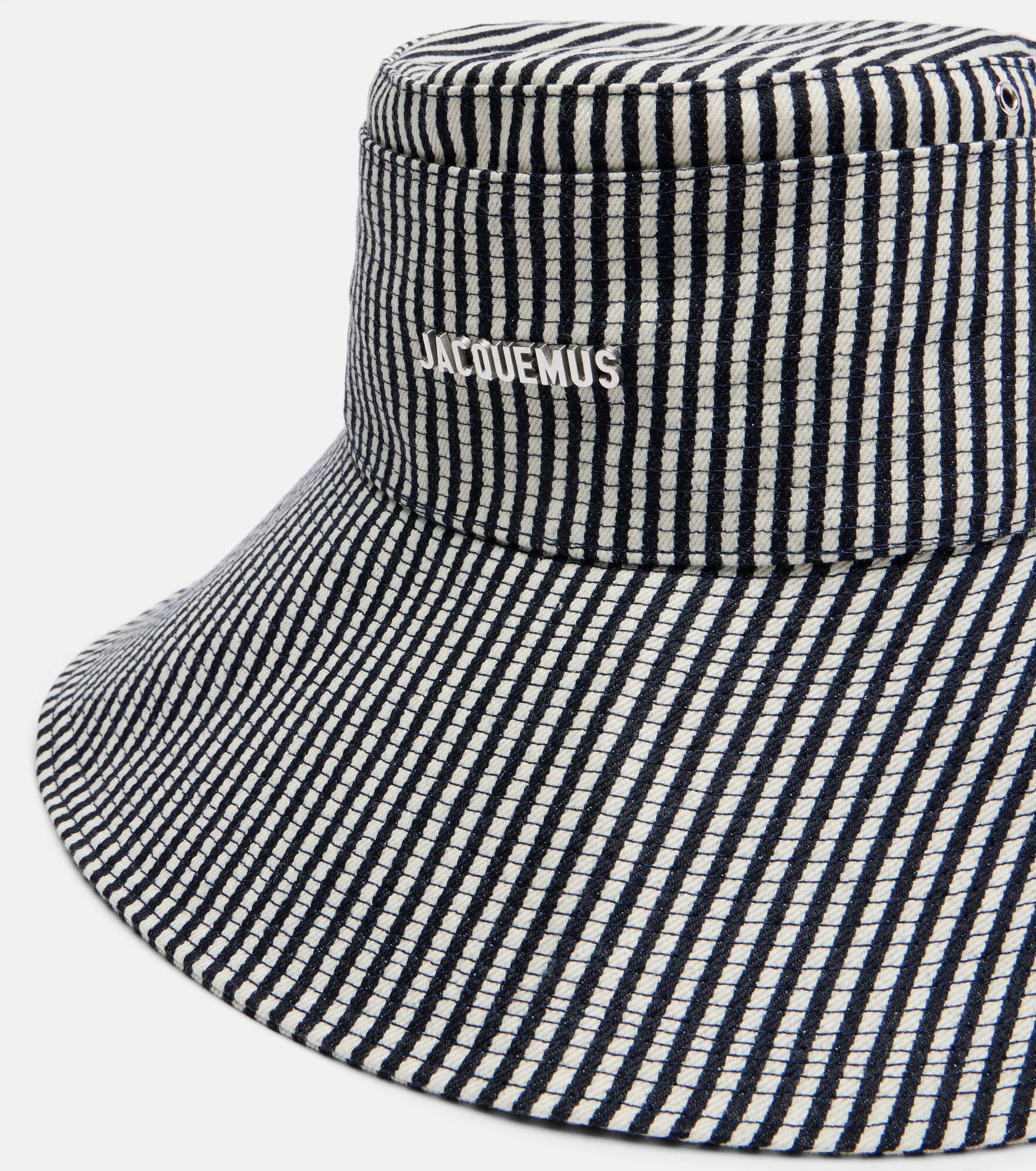 De-Nîmes striped denim bucket hat - 3