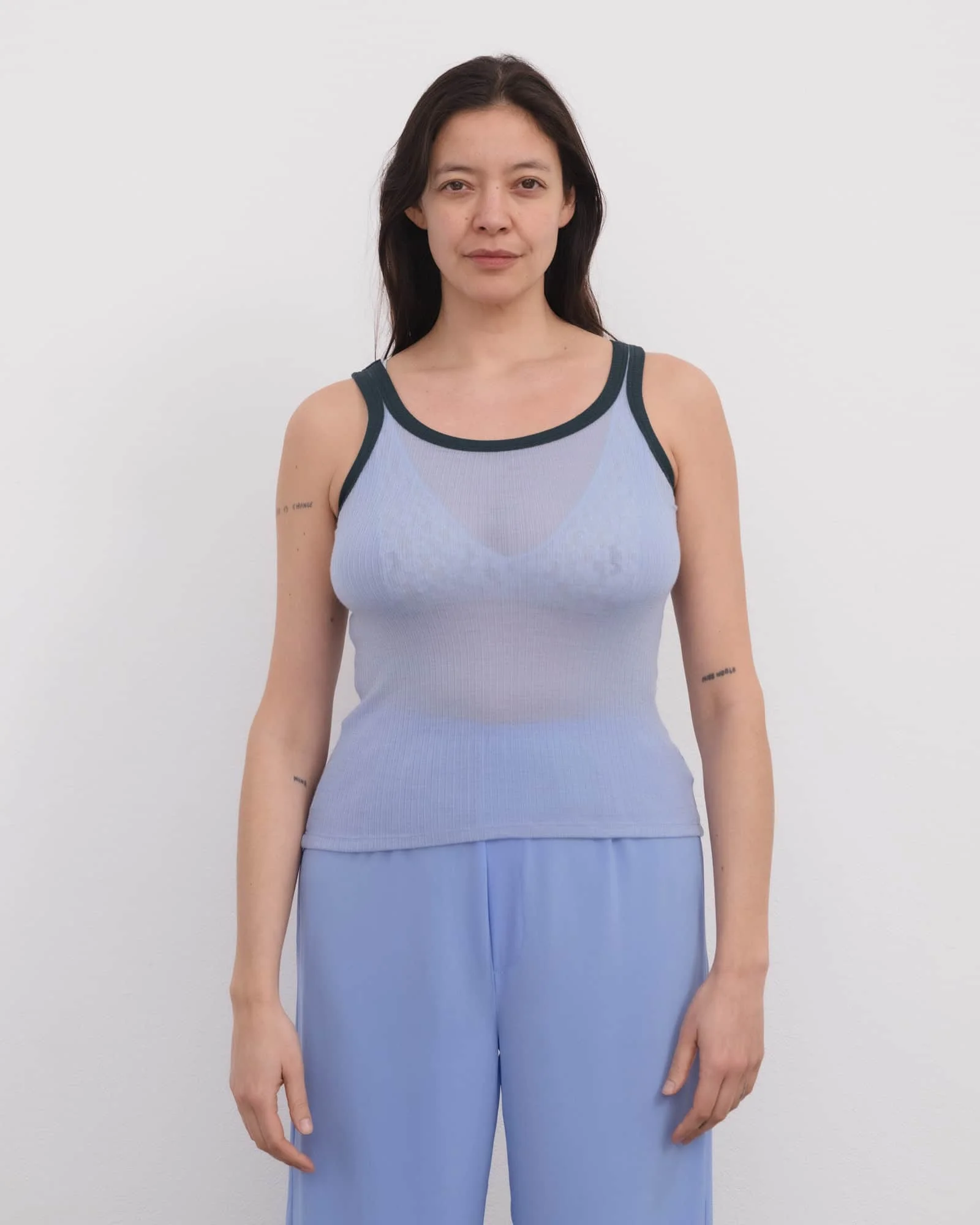 Racer Tank - Fine Wool Rib - 1